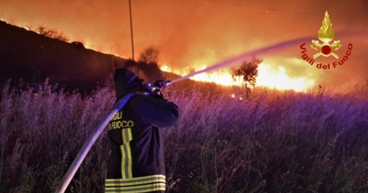 ITALY SICILY WILDFIRES