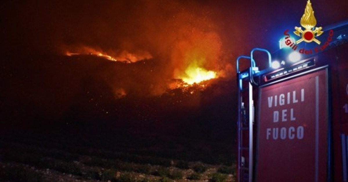 ITALY SICILY WILDFIRES