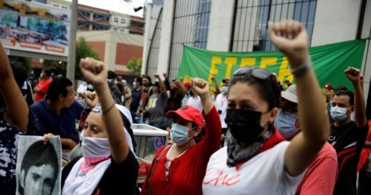 EL SALVADOR HUMAN RIGHTS PROTEST