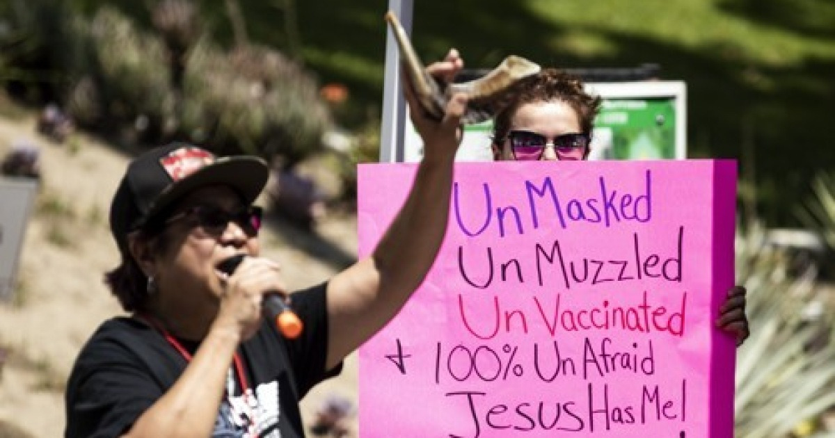 USA ANTI VACCINATION PROTEST
