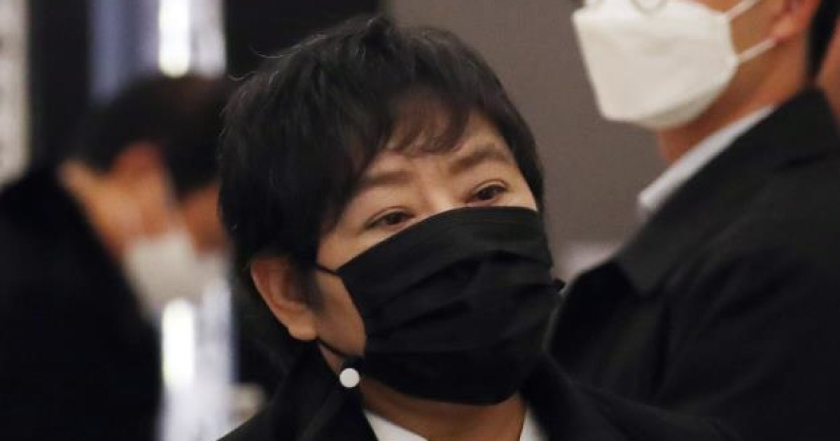전두환 빈소 들어서는 딸 전효선 씨