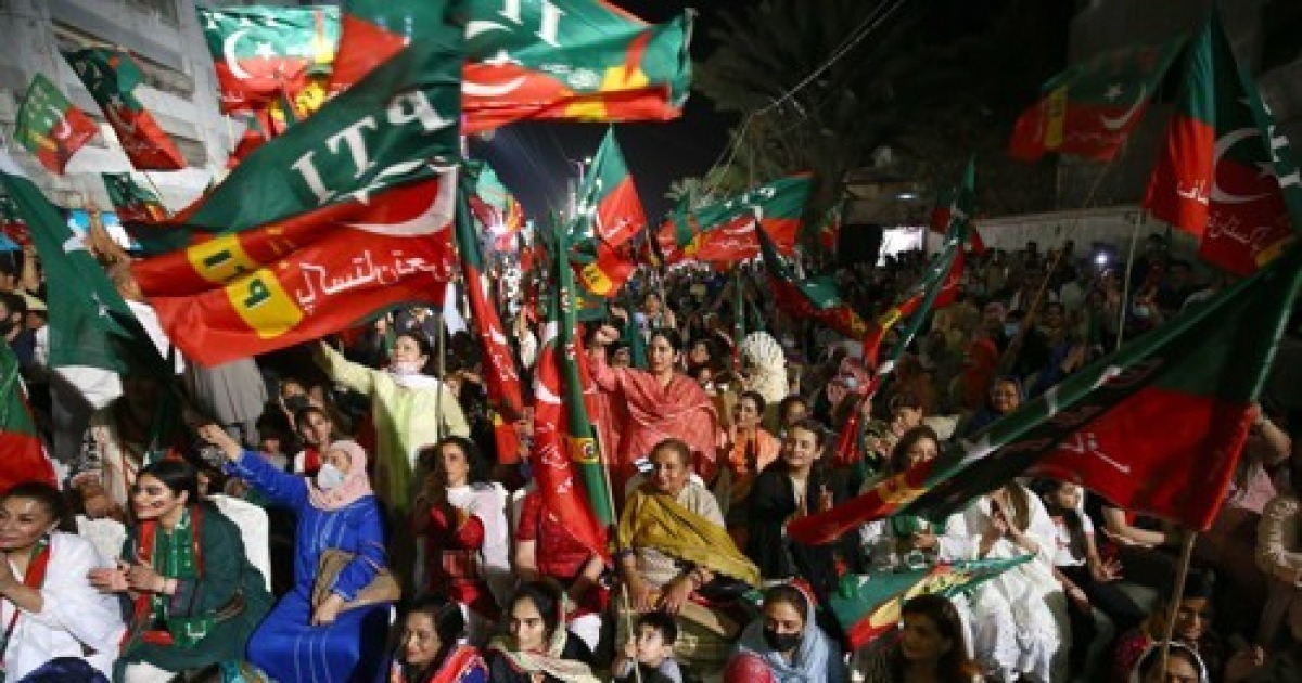 PAKISTAN PTI PARTY RALLY