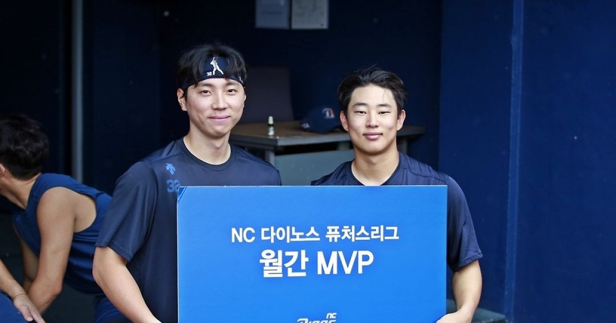 NC 최우재-김한별-김태경, 퓨처스팀 7월 MVP 선정