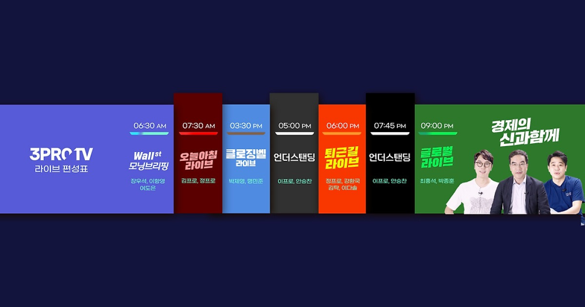 삼프로Tv 다음채널홈