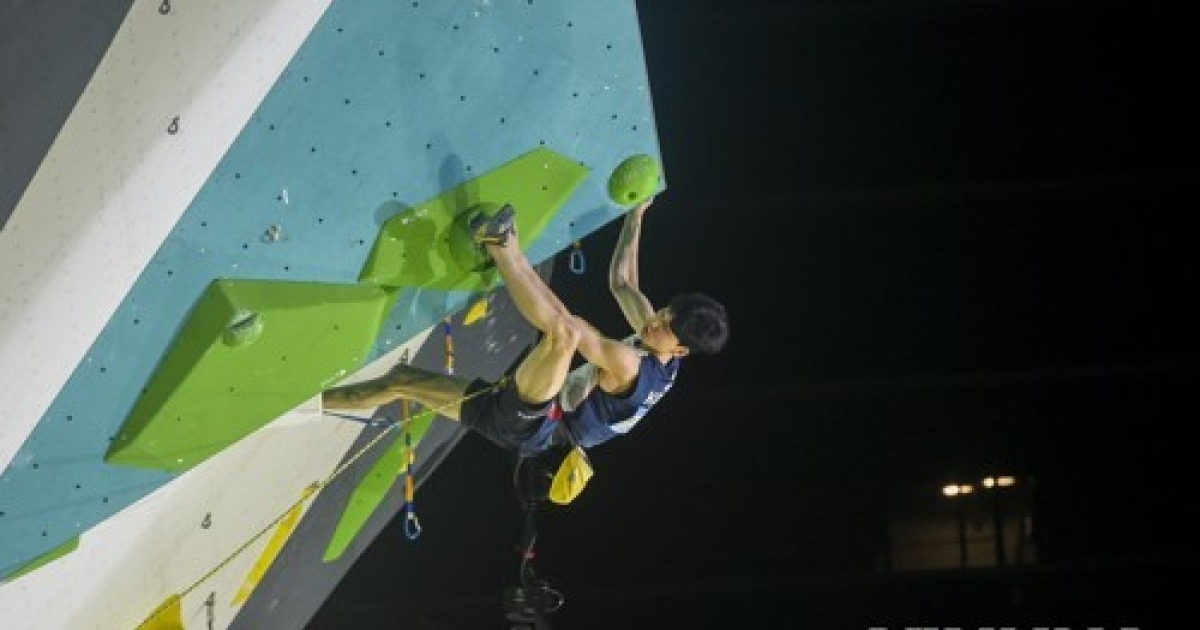 (SP)INDONESIAJAKARTAIFSC CLIMBINGWORLD CUP 2022MEN'S LEADFINAL