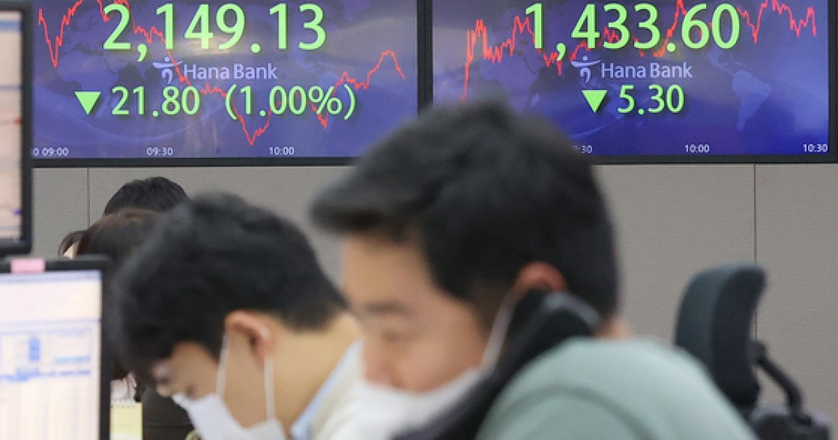 Korean tech stocks hit 52week lows after U.S. big tech shares dive