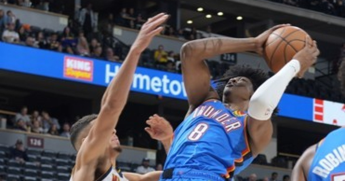 Thunder nuggets basketball