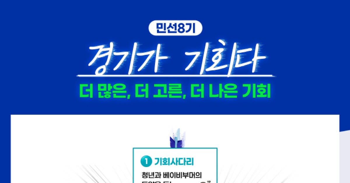 이재명 벤치마킹?..취임 100일 김동연의 5대 '기회 시리즈'