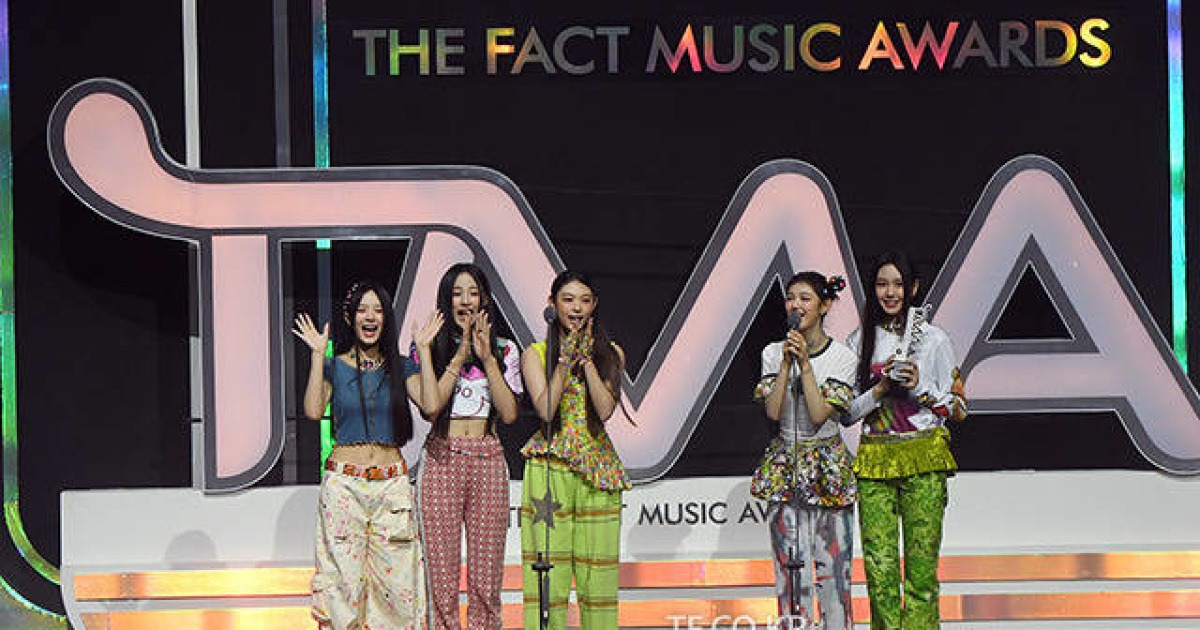 [2022 TMA]신드롬 걸그룹 뉴진스,'넥스트 리더' 선정