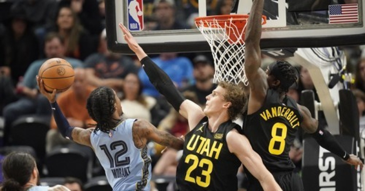 Grizzlies jazz basketball