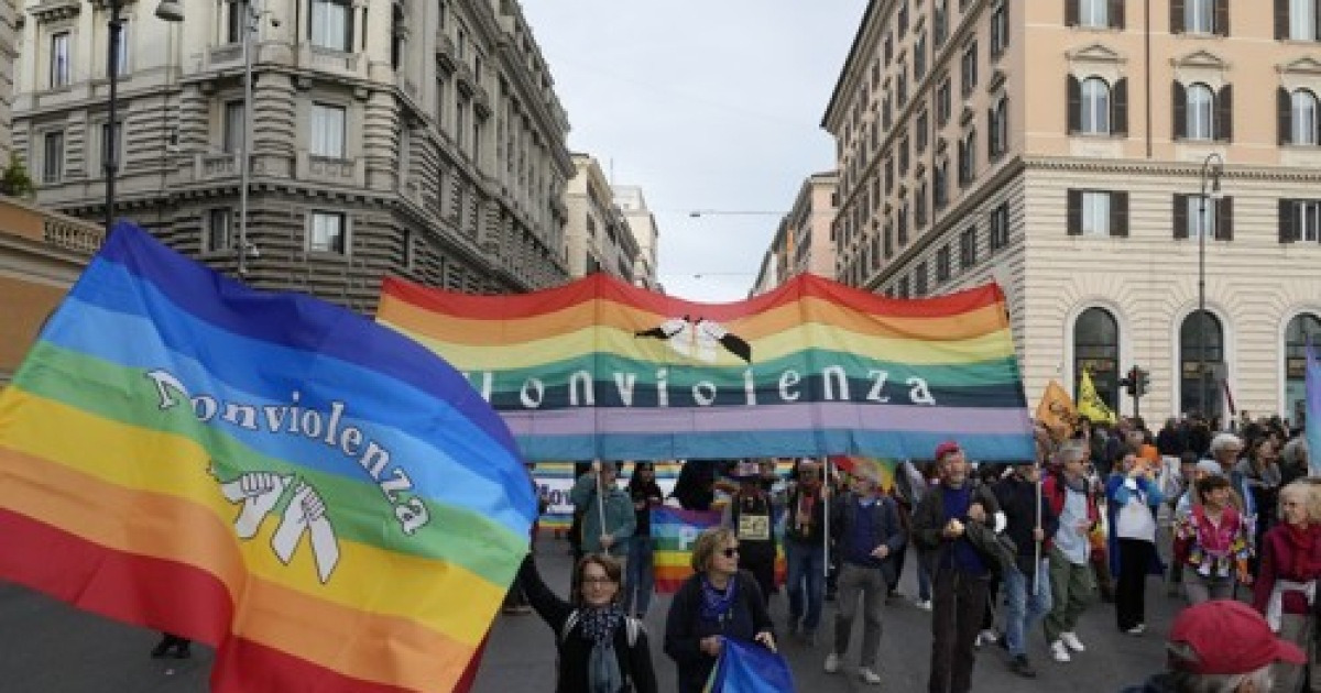 Italy Peace Rally