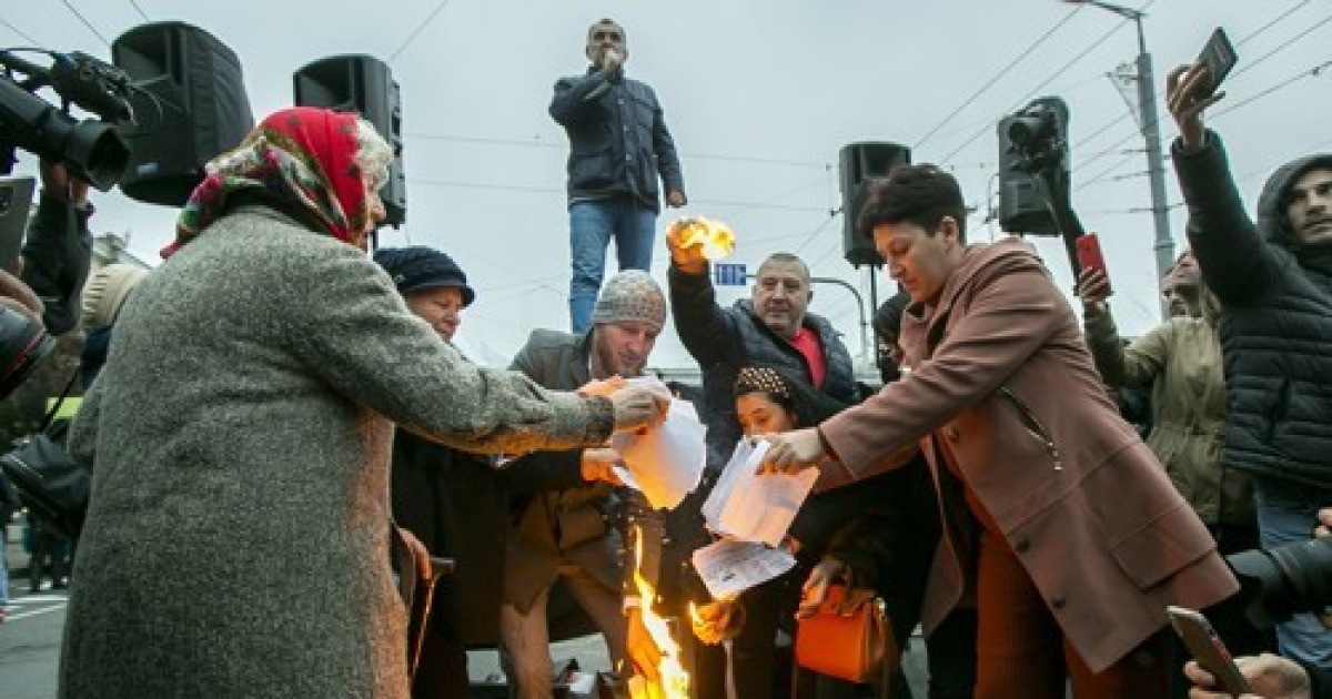 MOLDOVA PROTEST