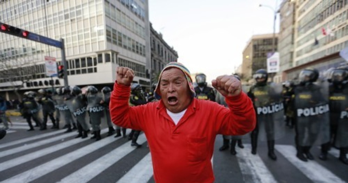 PERU PROTEST