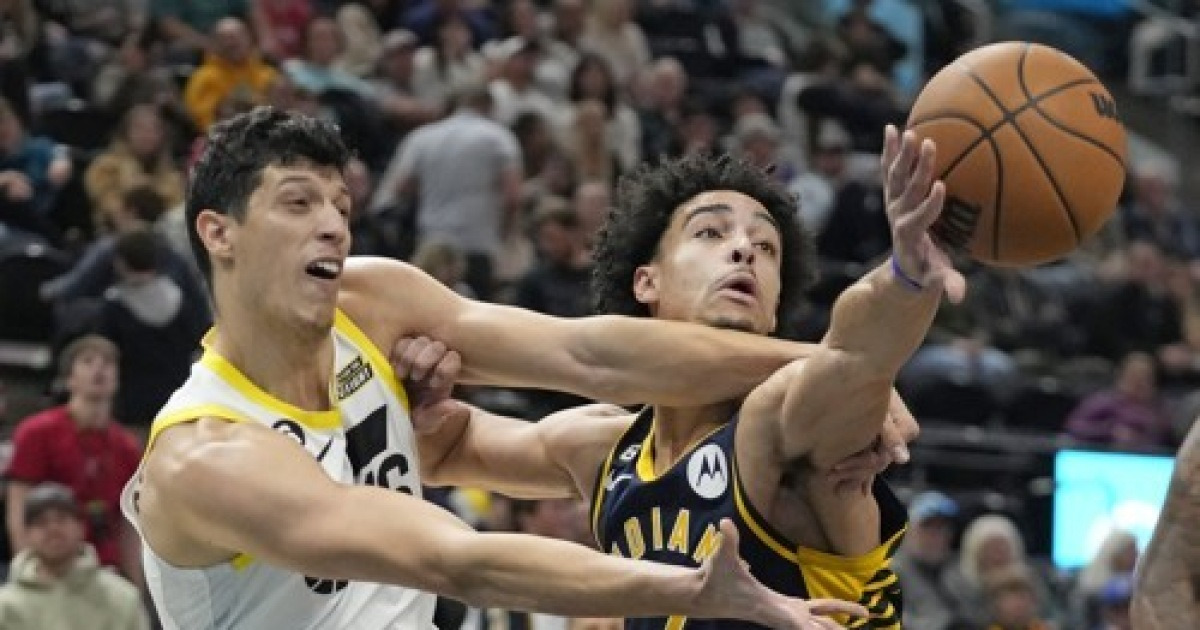 Pacers Jazz Basketball