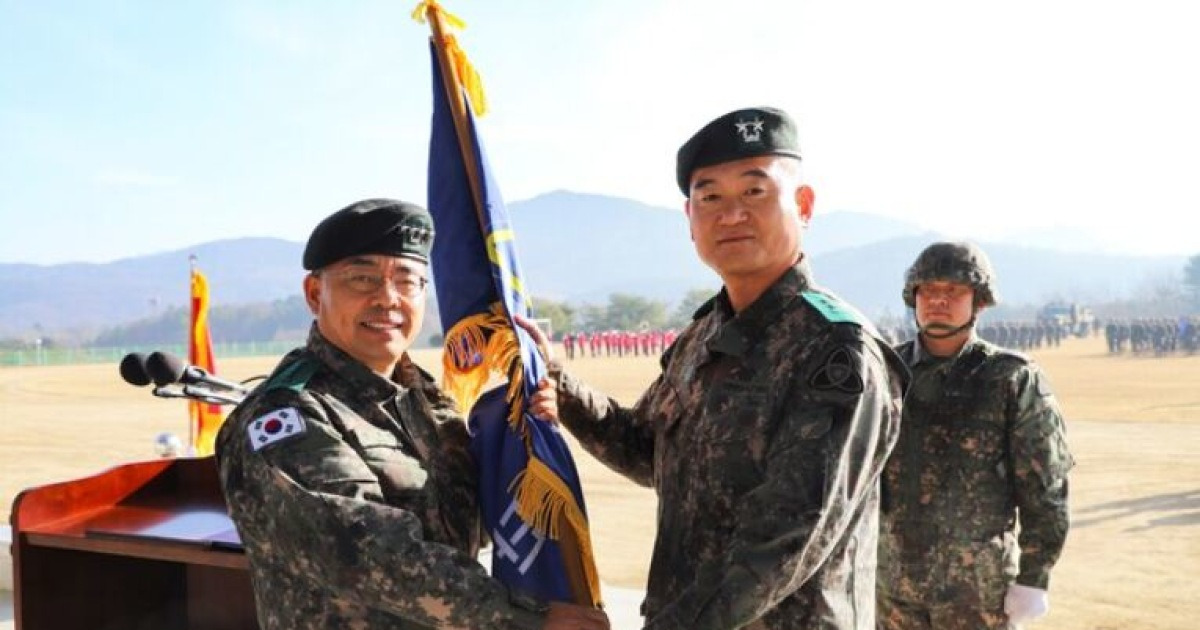 육군 35사단, 제39대 사단장 오혁재 장군 취임