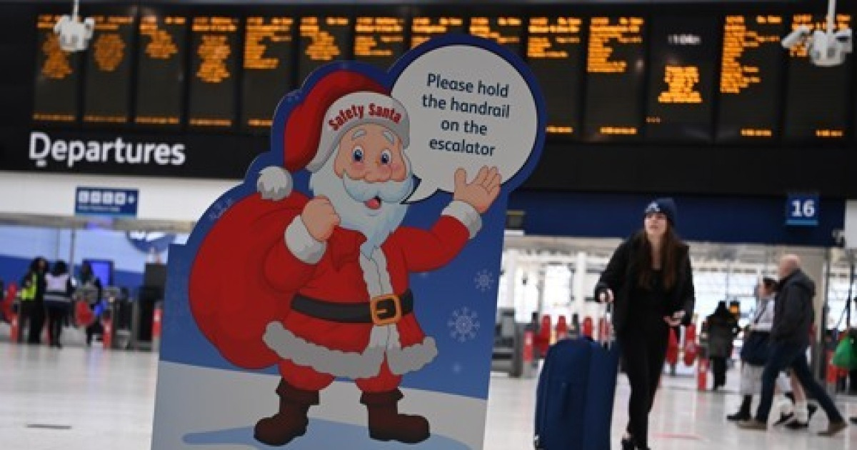 BRITAIN CHRISTMAS RAIL STRIKES