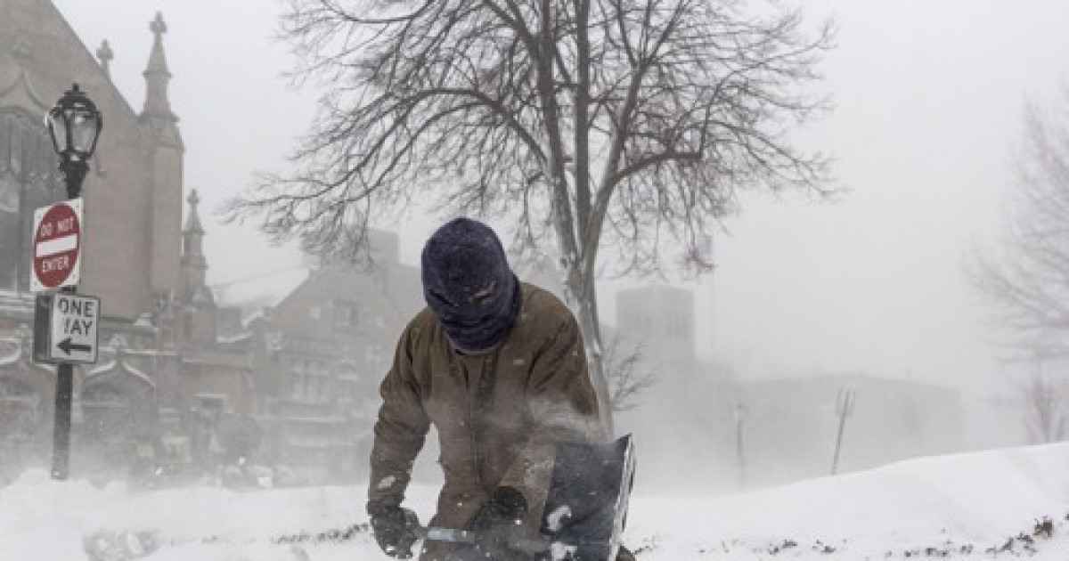 USA BUFFALO WINTER STORM