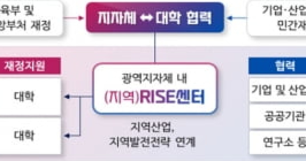 대구시, 지역혁신중심 대학지원체계(RISE) 시범지역 최종 선정