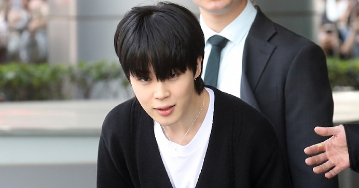 BTS 지민 '월드스타의 인사'[★포토]