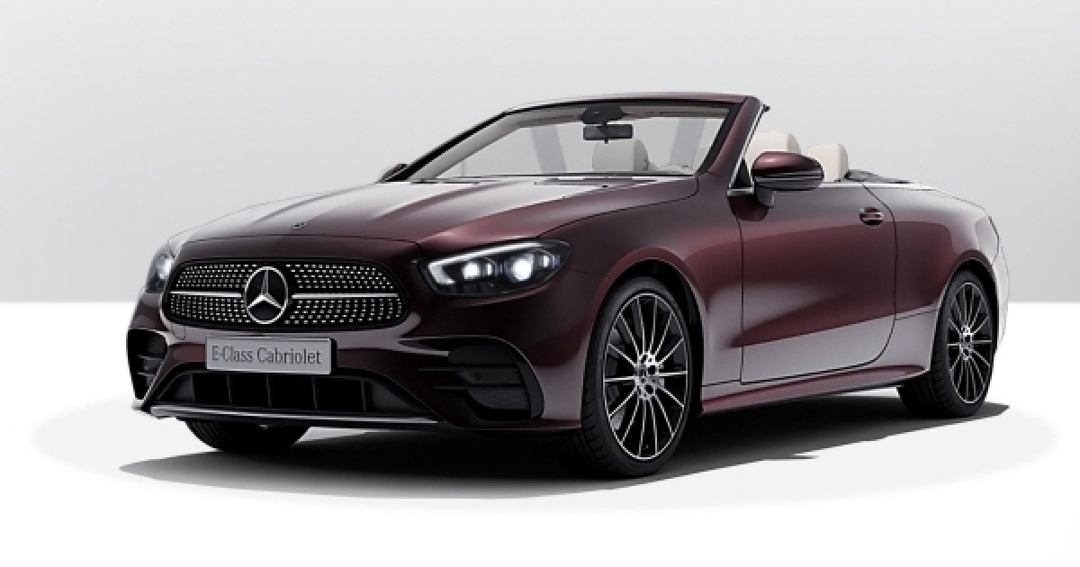 벤츠코리아, 4월 'E450 4Matic 카브리올레' 30대 한정 판매