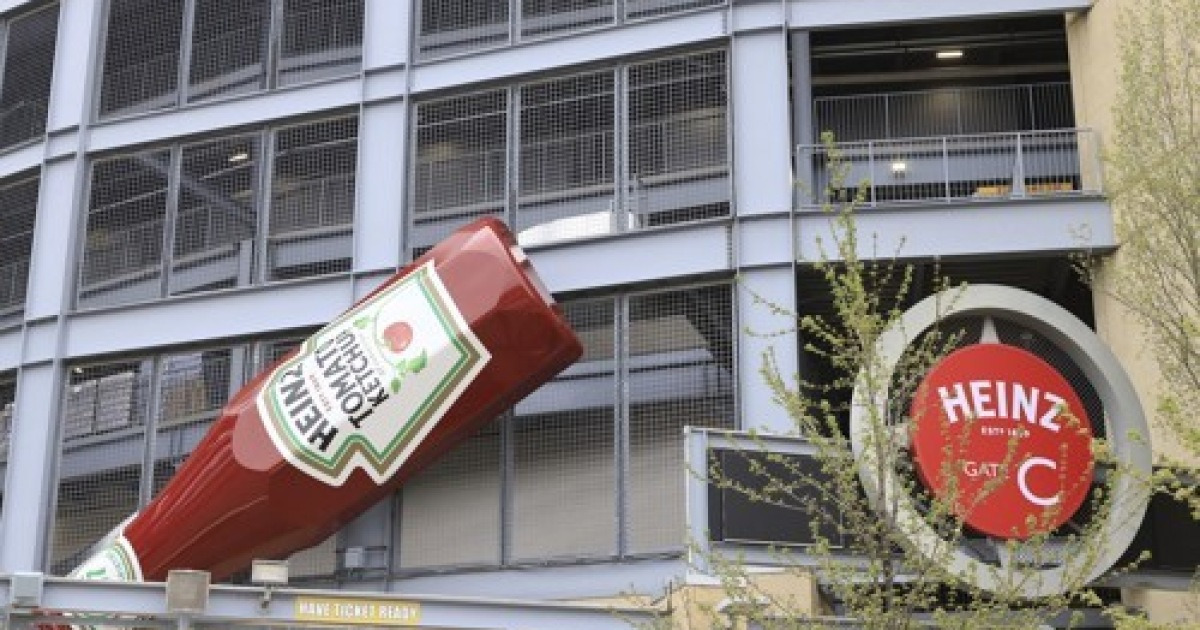 Kraft Heinz & the Pittsburgh Steelers Heinz Field Ketchup Bottle
