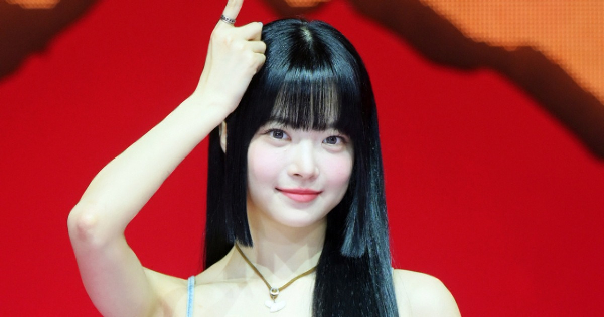 르세라핌 홍은채, 귀여운 만채 아기 [SE★포토]