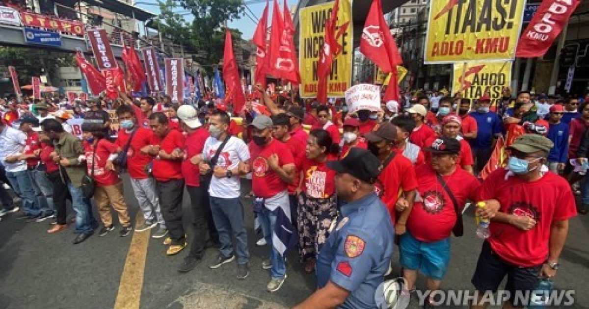 PHILIPPINES LABOR DAY PROTEST