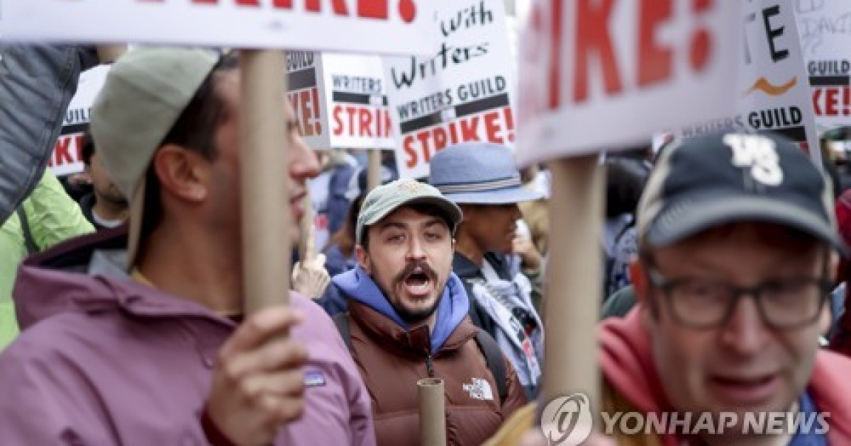 USA NEW YORK WRITERS GUILD STRIKE