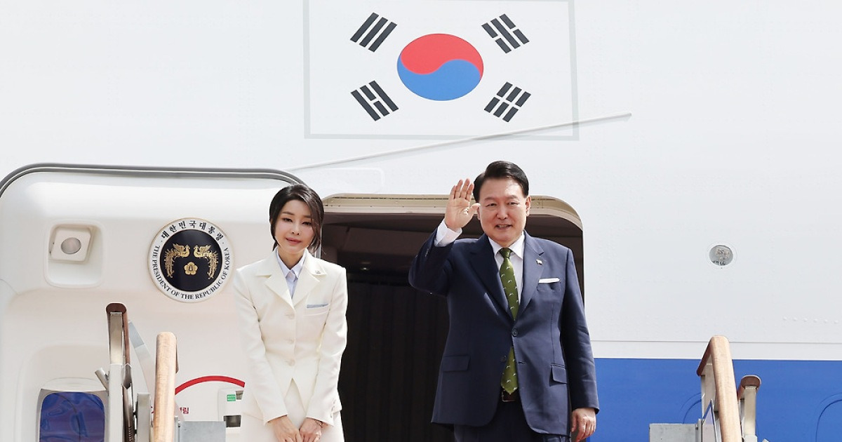 尹대통령 아세안·g20 정상회의 참석차 출국14개국 이상과 양자 회담 3157