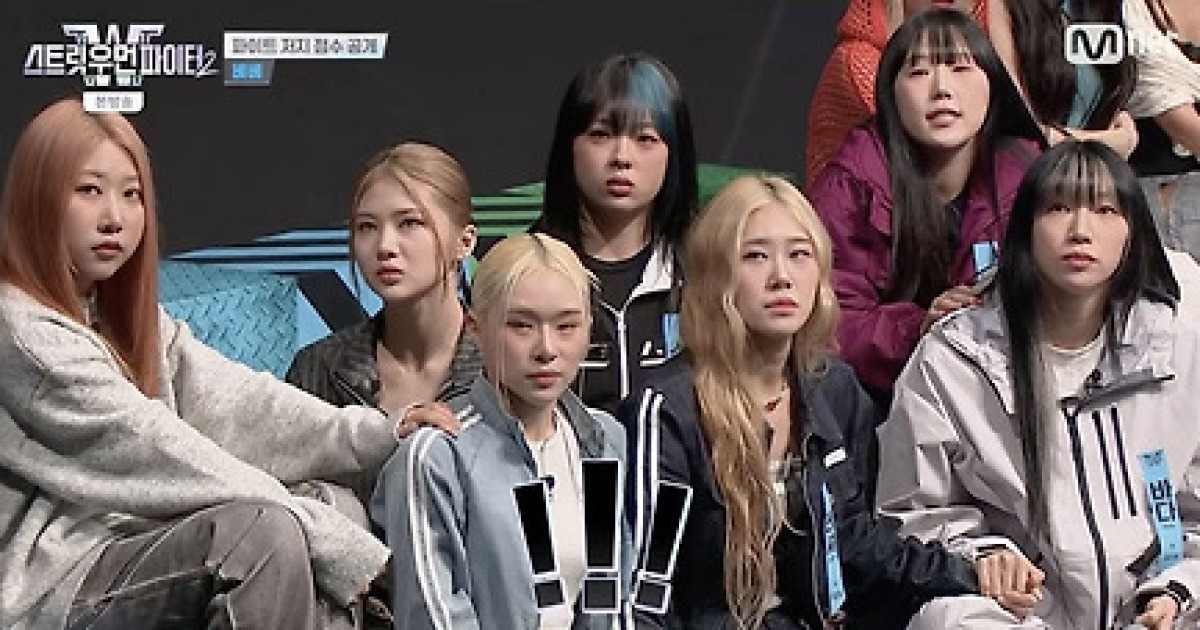 '스우파2' 레이디 바운스, 가산점 100점…베베 바다, 탈락 후보 지목에 눈물