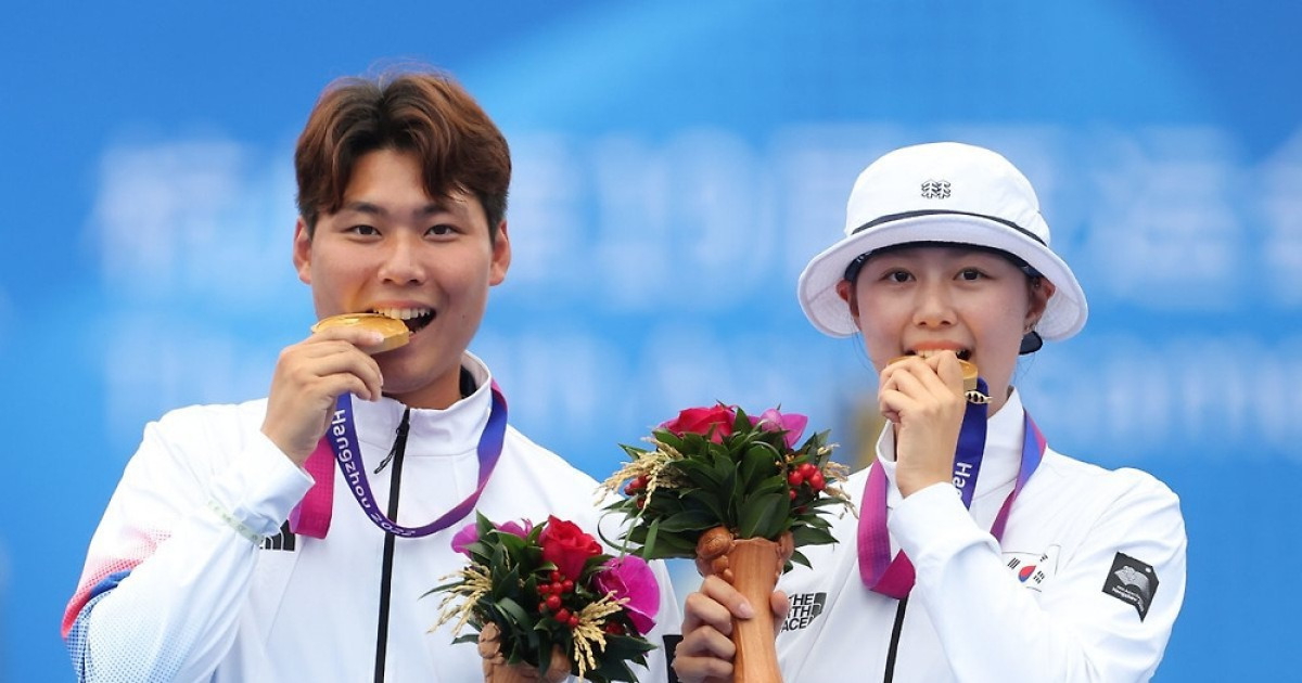 이우석-임시현, 양궁 리커브 혼성전 金…‘세계 최강’ 한국양궁은 여전히 강하다!