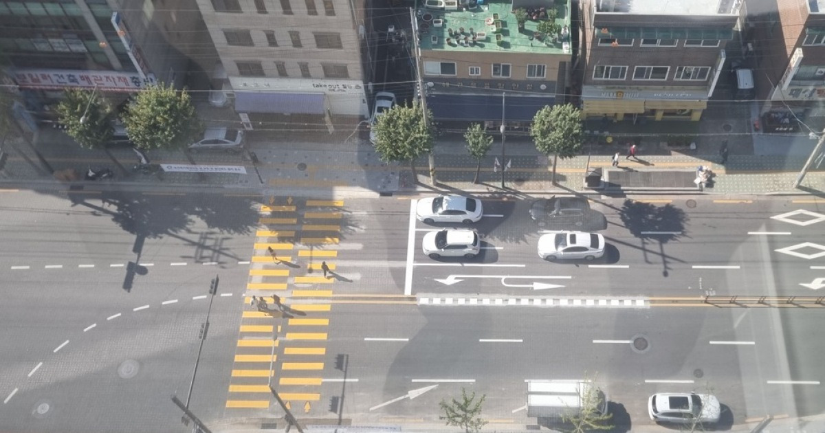 광진구, 보건복지행정타운 앞 유턴차로 및 횡단보도 신설