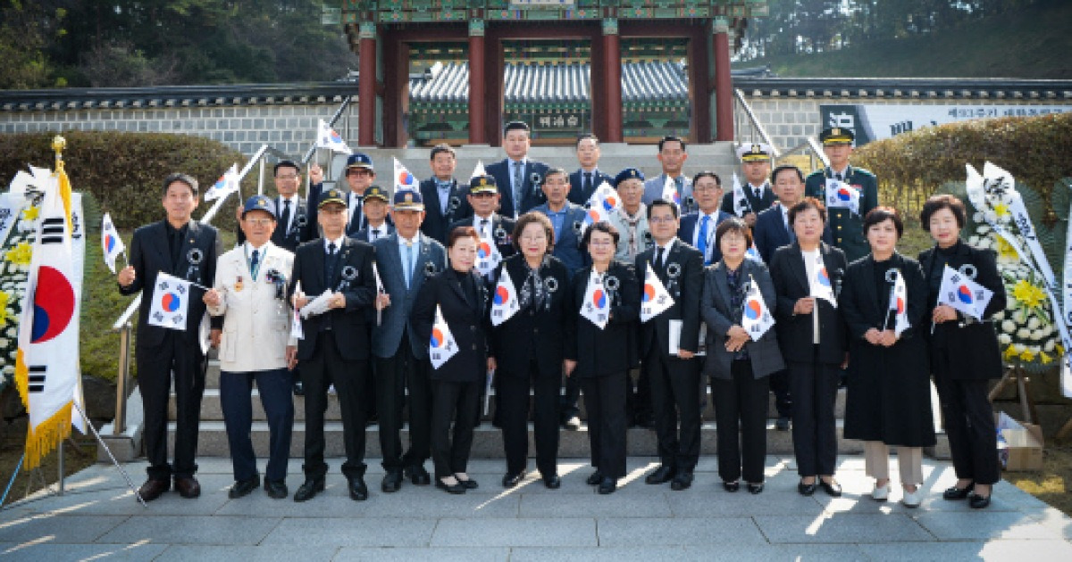 홍성군, 제93주기 백야 김좌진 장군 추모제 거행