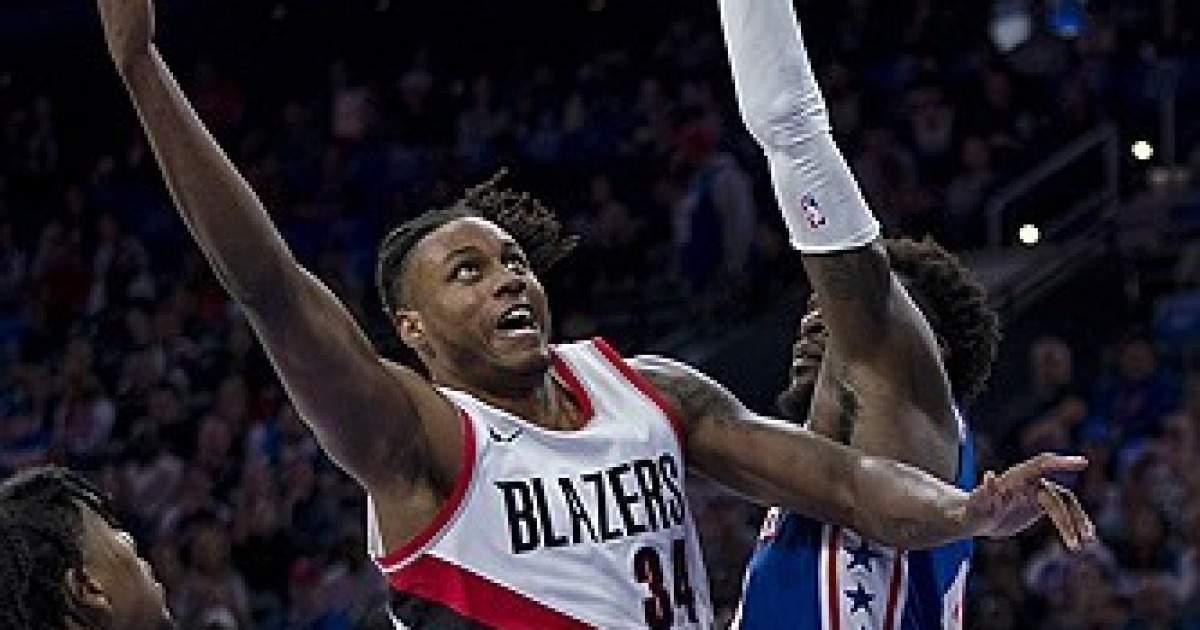 Trail Blazers 76ers Basketball