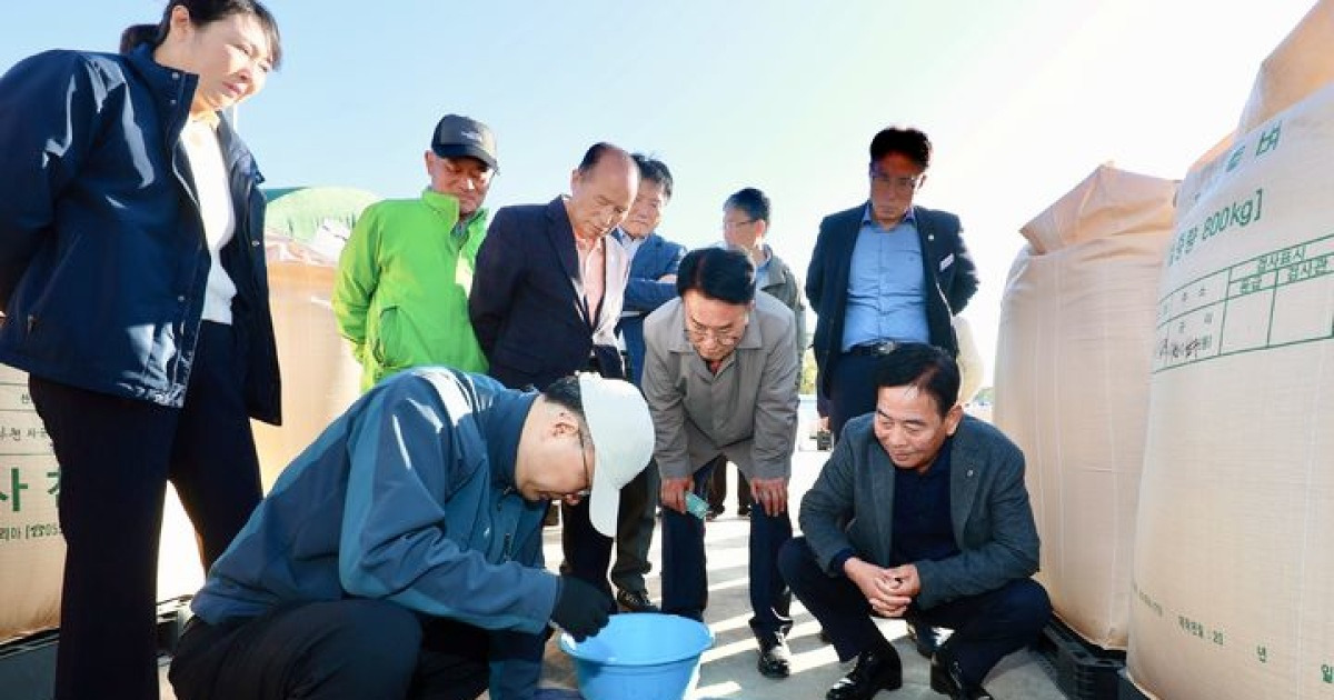 사천시, 공공비축비 4096t 내달 6일까지 매입