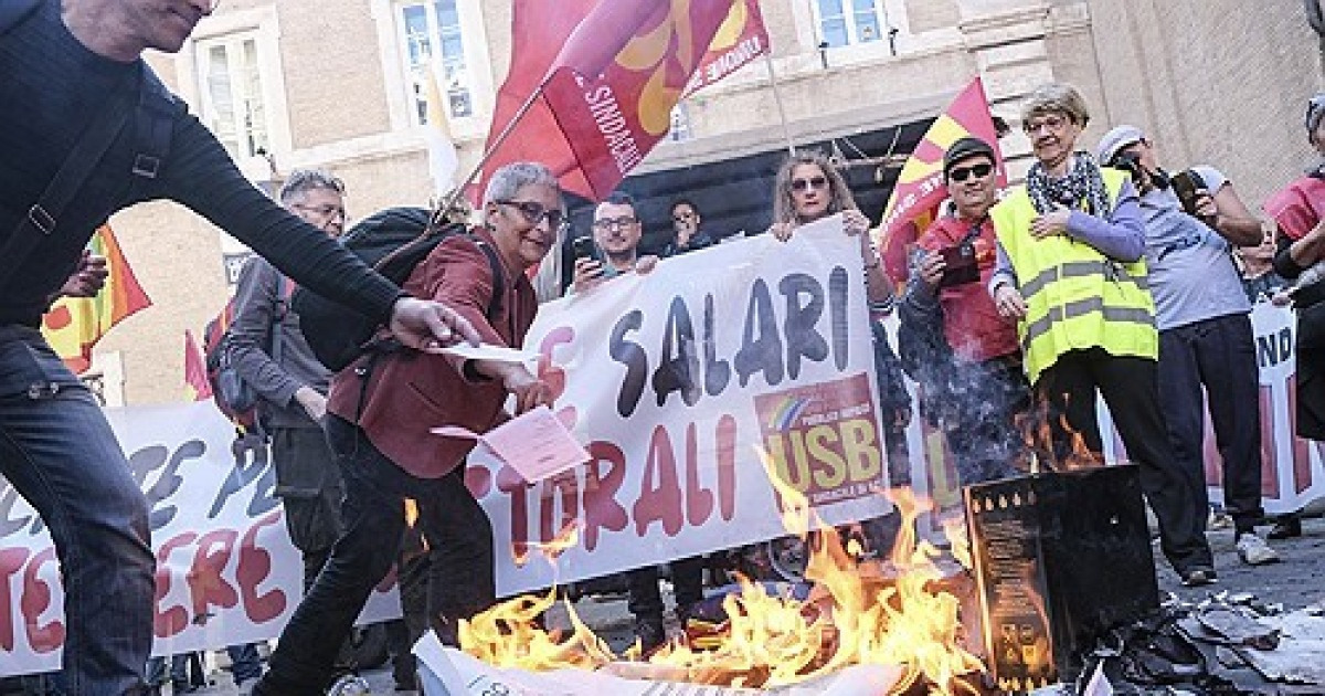 Italy National Strike