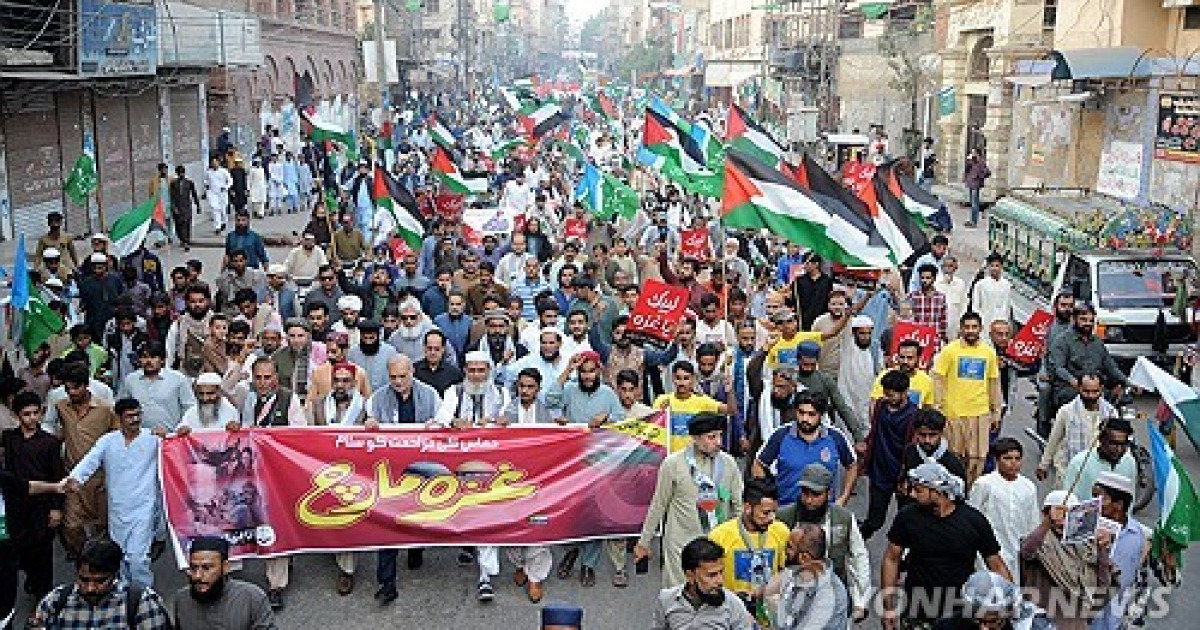 PAKISTAN PROTEST ISRAEL GAZA CONFLICT