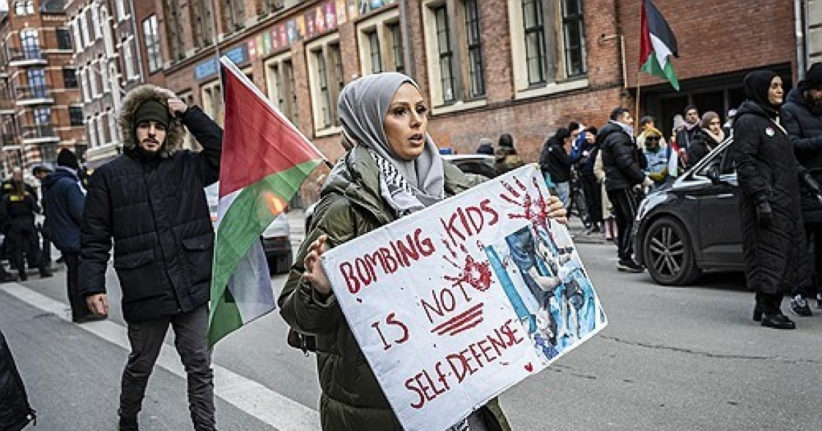 DENMARK PROTEST ISRAEL GAZA CONFLICT