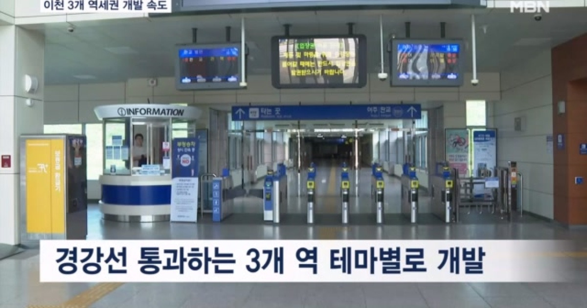 지지부진 역세권 사업 속도…이천시, 경강선 지나는 3개 역 개발 추진