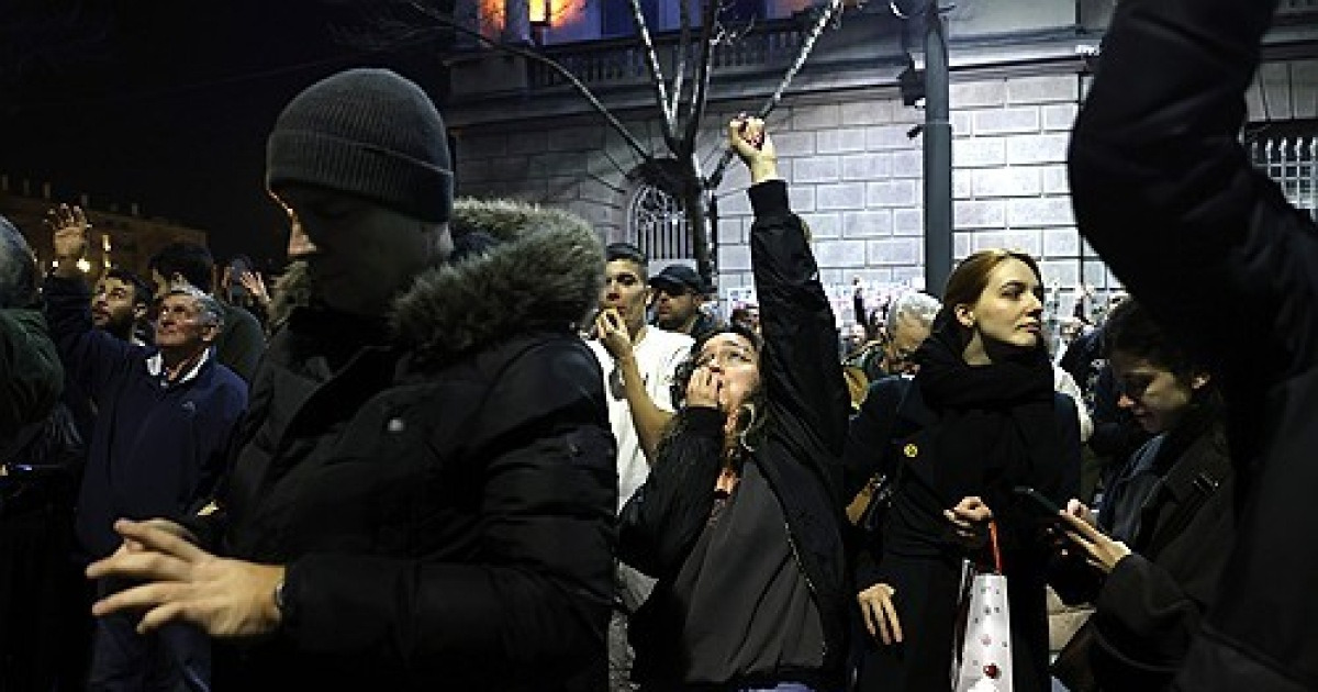 SERBIA ELECTIONS PROTEST