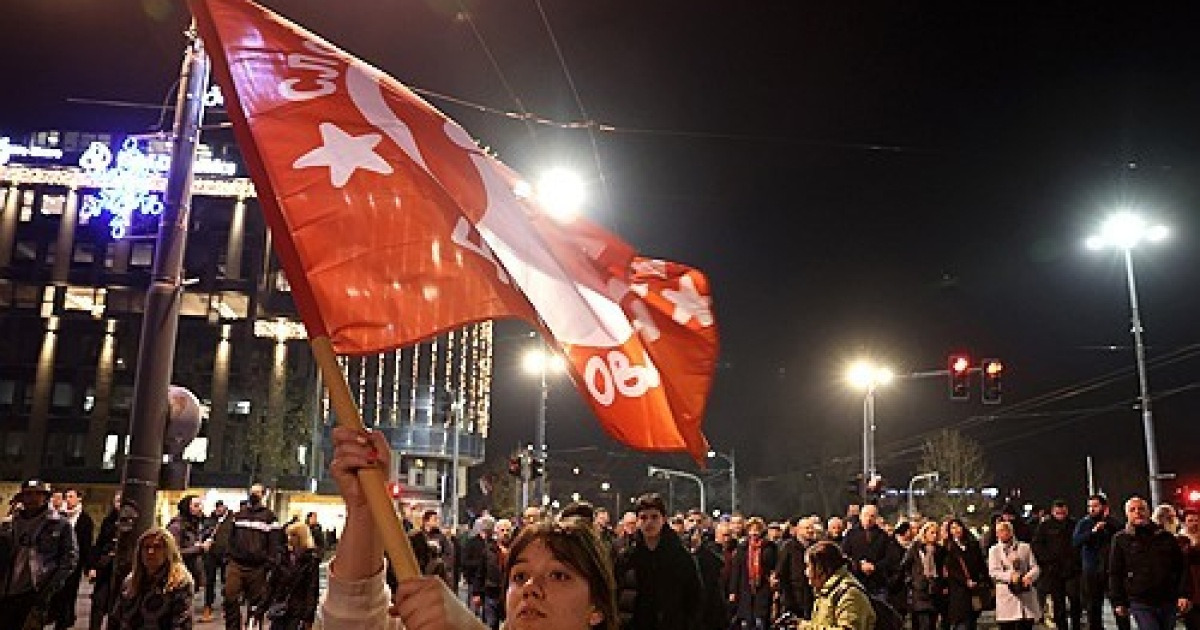 SERBIA ELECTIONS PROTEST
