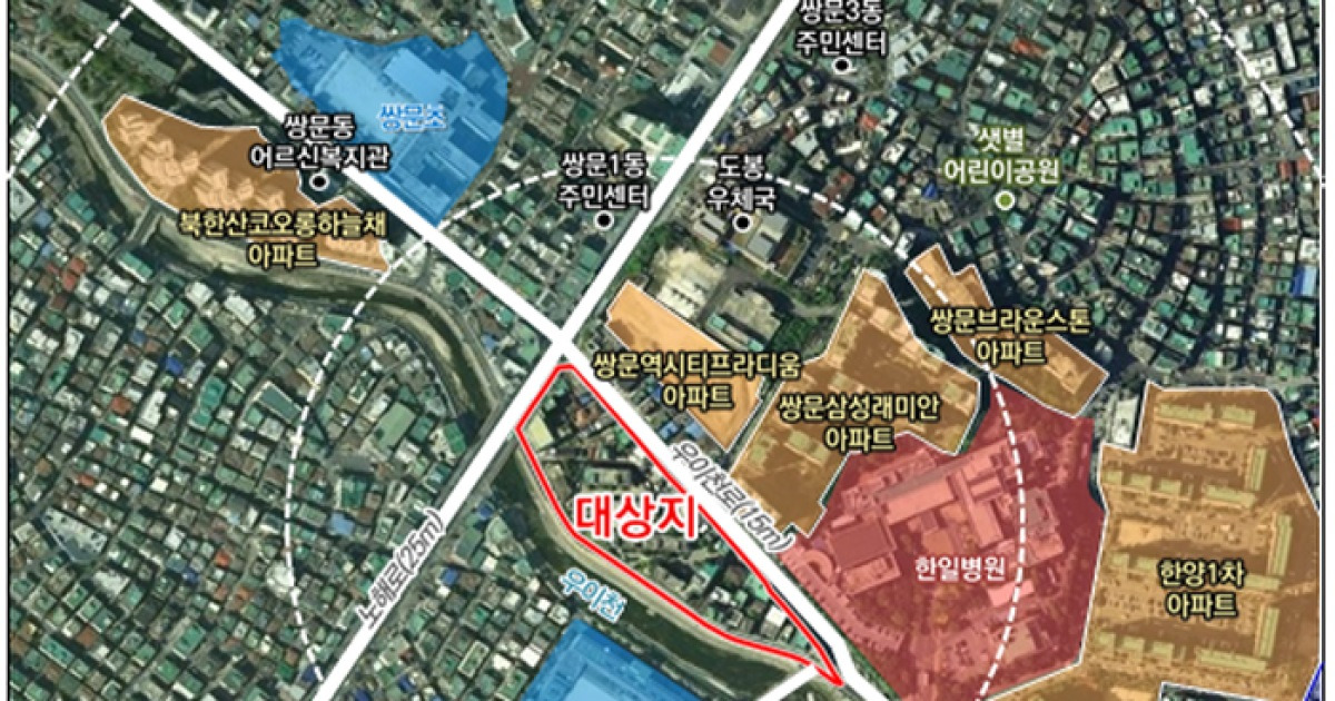 도봉구 “쌍문동 724번지 일대 신속통합기획 재개발 서울시 심의 통과”