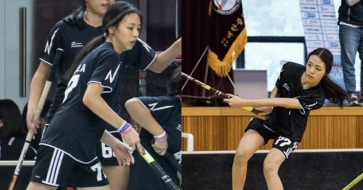 ITZY Yoona floorball