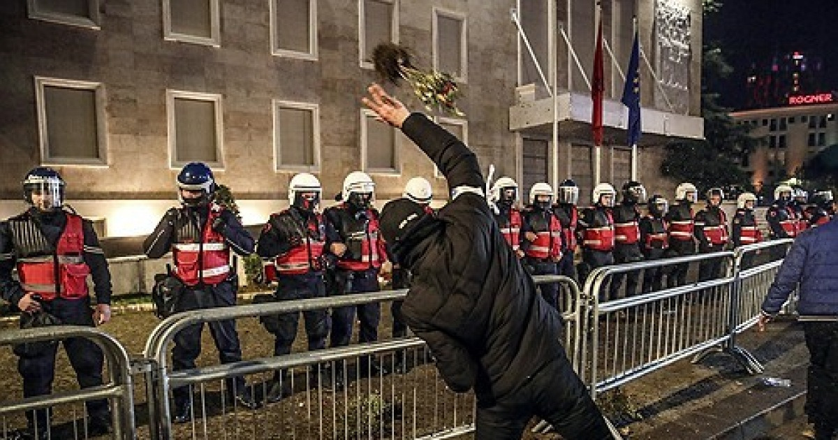 Albania Protest