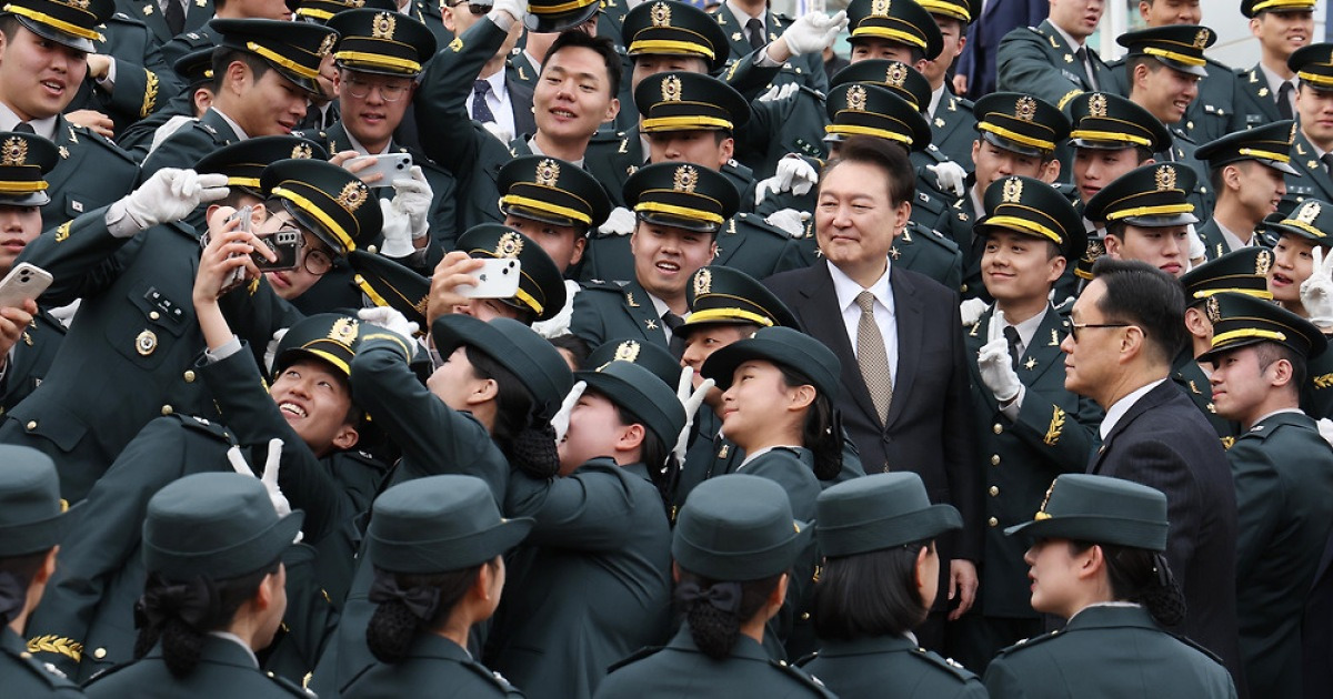 2024년 학군장교 합동 임관식 개최...윤석열 대통령 참석