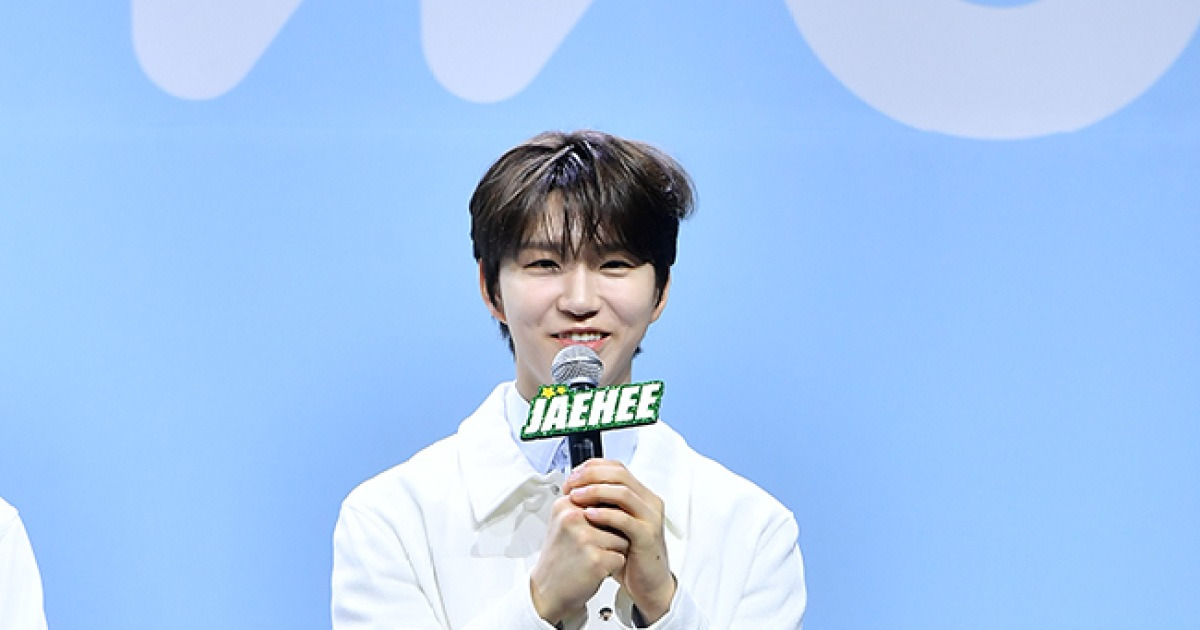 [ST포토] 재희, '너무 긴장했어요'