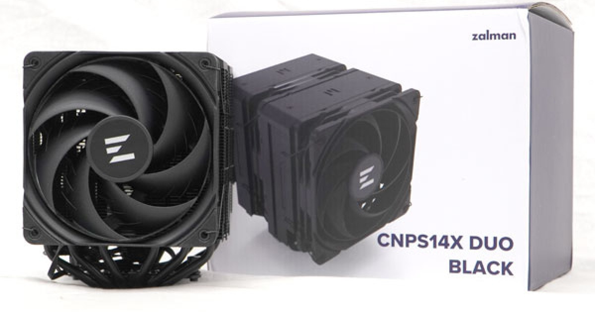 CPU 발열과의 듀얼 승부! 잘만 CNPS14X DUO BLACK | 보드나라/케이벤치