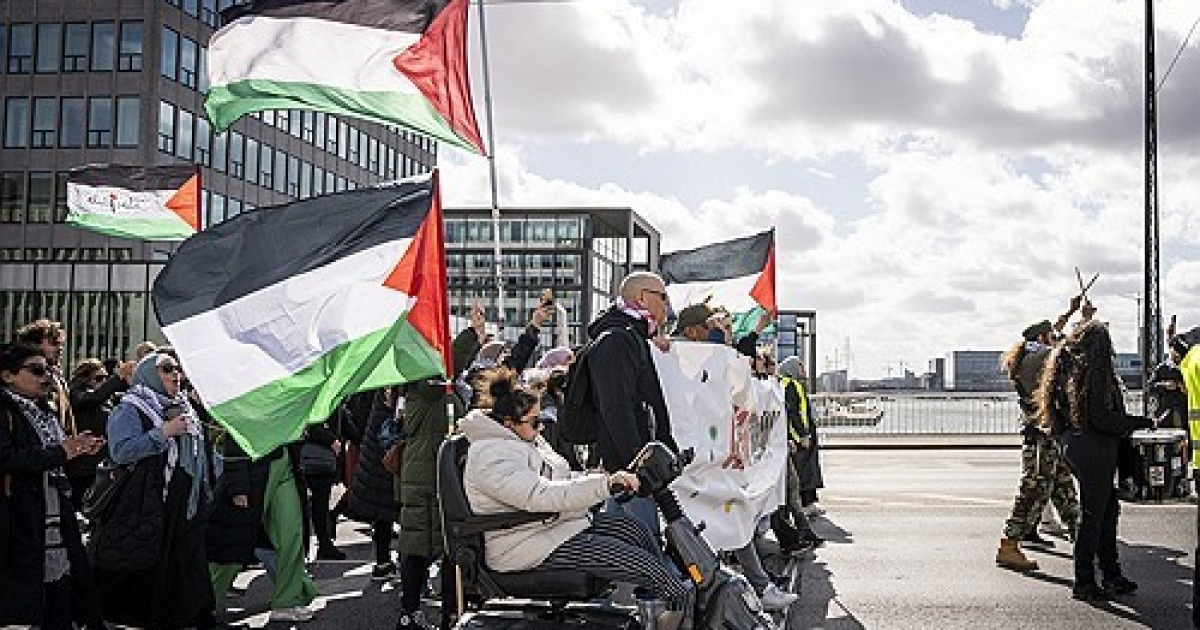DENMARK PROTEST ISRAEL GAZA CONFLICT