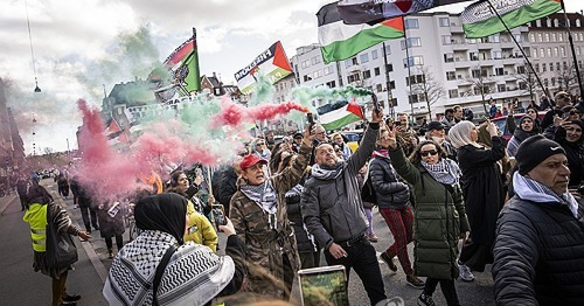 DENMARK PROTEST ISRAEL GAZA CONFLICT