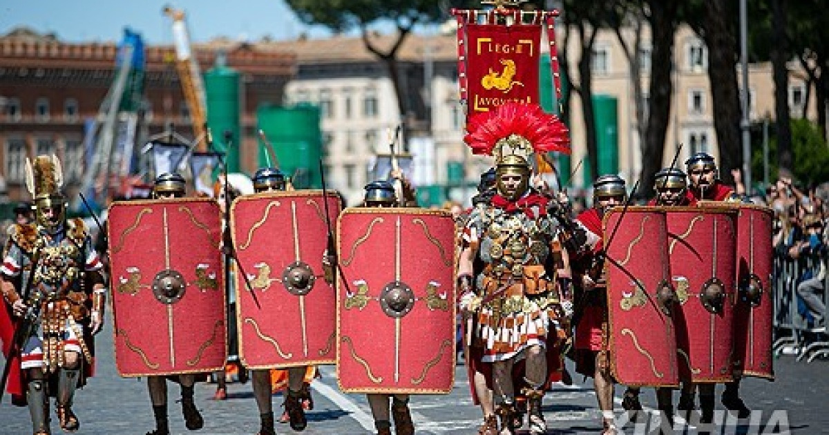 ITALY-ROME-FOUNDATION-PARADE